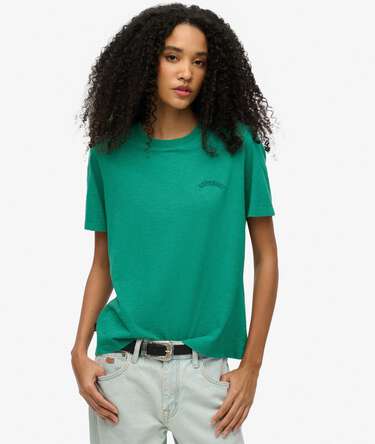 Essential Washed T-shirt met logo