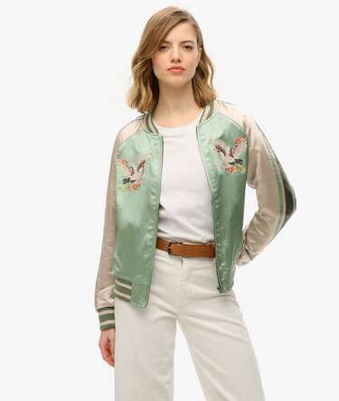 Suikajan Embroidered Bomber